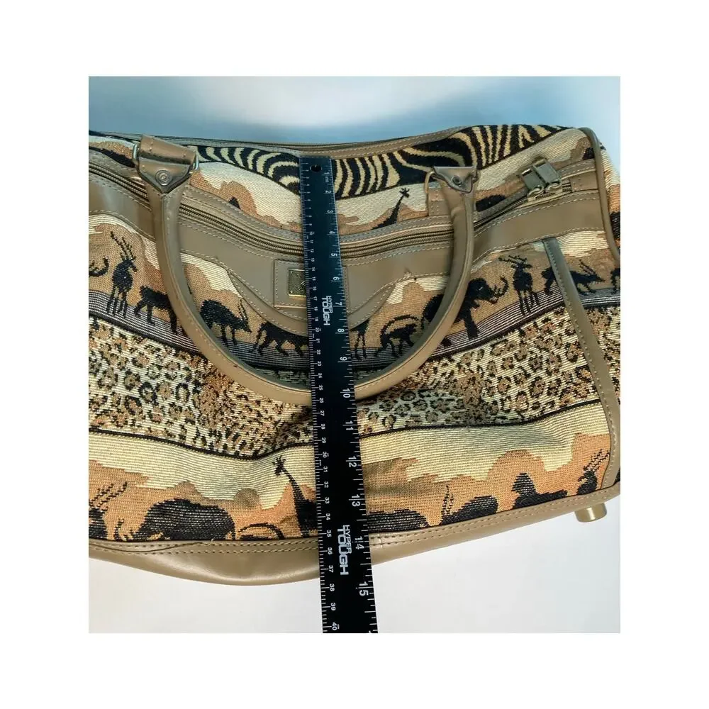Pioneer Express Safari Tapestry Weekender Duffel Luggage Bag